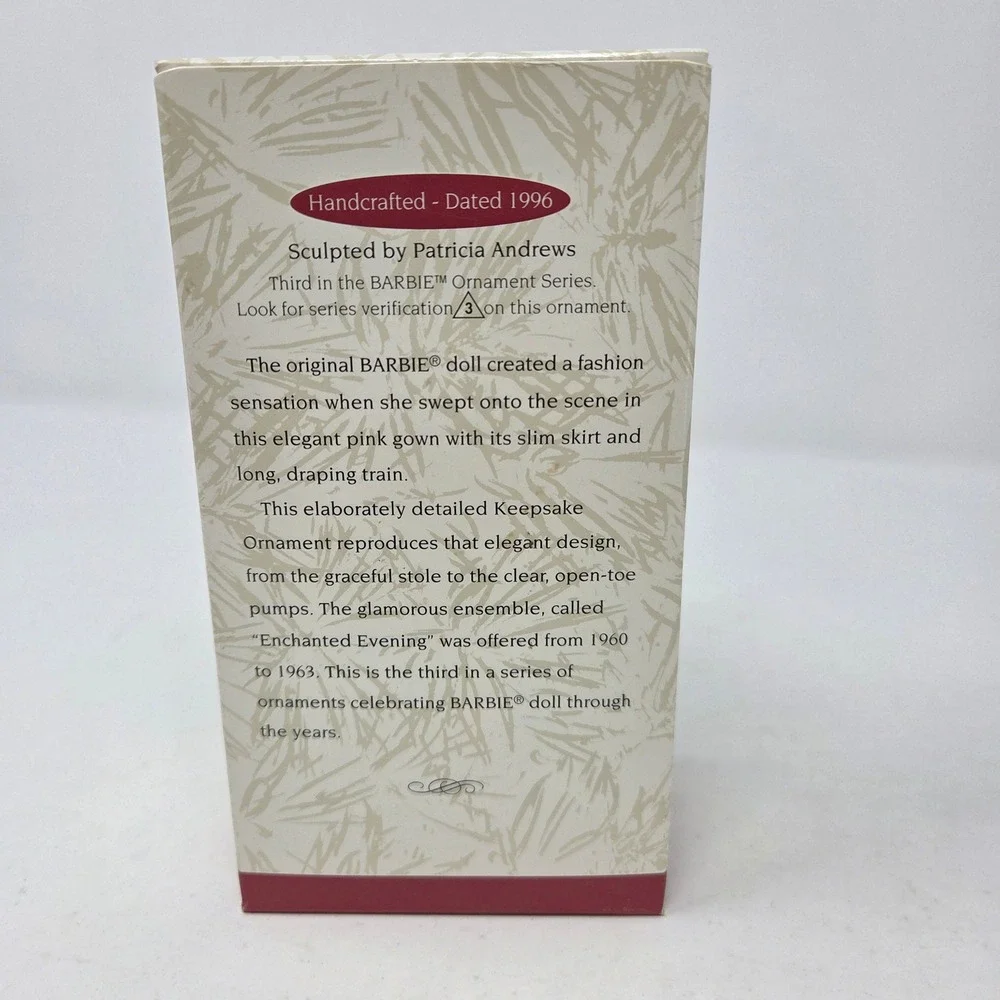 Hallmark Keepsake Ornament 1996 Enchanted Evening Barbie Collector Series